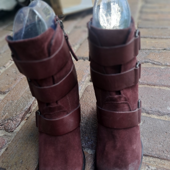 Sorel After Hour Suede Brown Boot Women's Size 8 With Side Zipper. - Picture 10 of 12